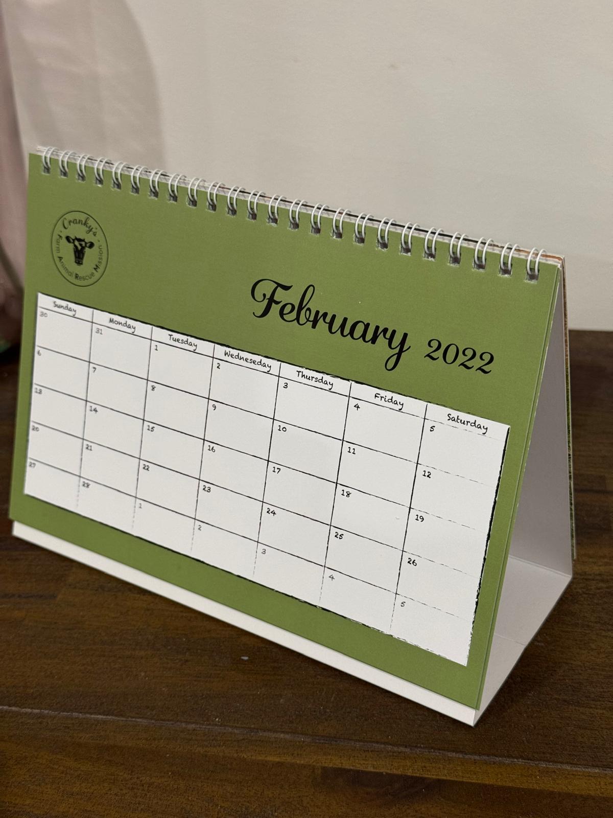 Desk A5 Calendar