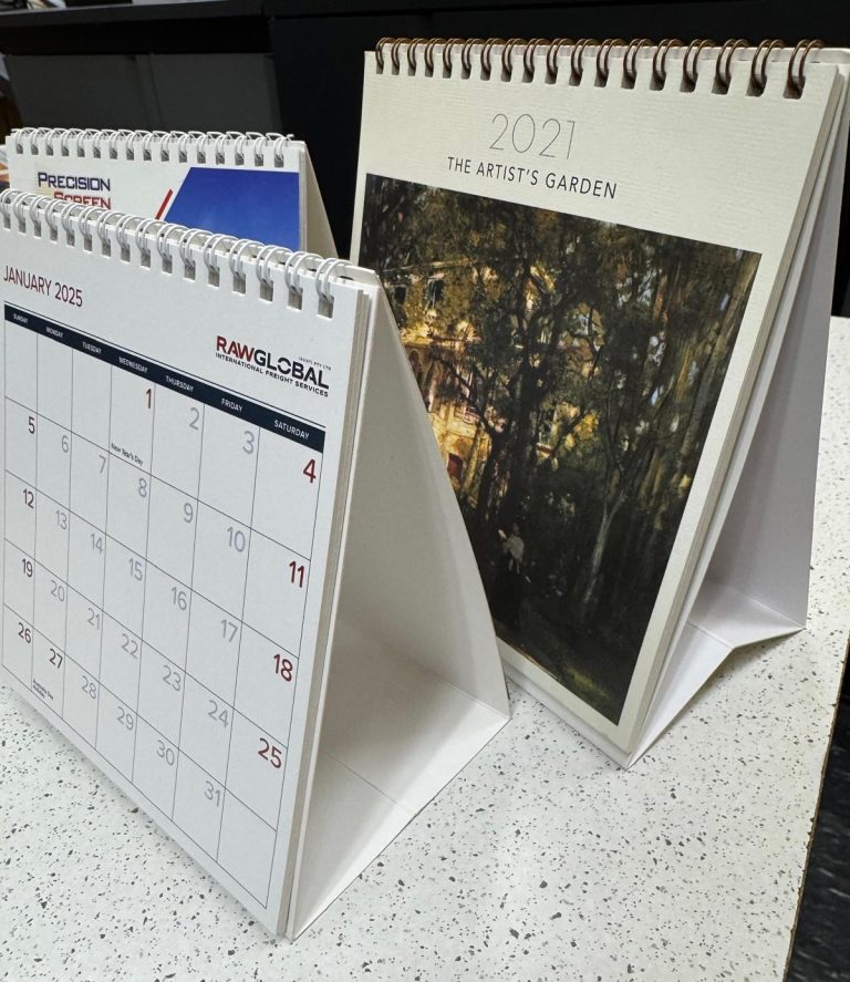 13 leaf desk calendars