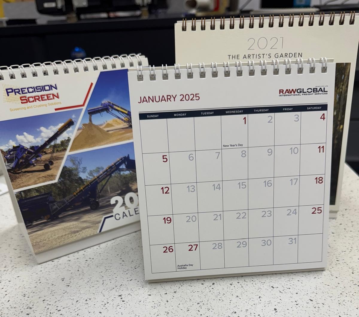 Square Desk Calendar